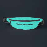 True Türkise Blue Green Southwestern Solid Color Bauchtasche<br><div class="desc">Fanny Pack Storage Bag Druck Schnitt Stil und lässig Spaß Mode Statement Accessoire mit anpassbarer Vorlage Ihr Text Hier Typografie gedruckt mit True Türkise Blue Green Southwestern Solid Color Hintergrund Illustration und ausgewählten Produkte Sammlung von TheFabricSeal Print on Demand Shop unter Zazzle.com #ZazzleMade https://www.zazzle.com/store/thefabricseal Unser Fanny Pack hat eine lustige...</div>