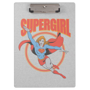 True Vintag Supergirl Flying Graphic Klemmbrett