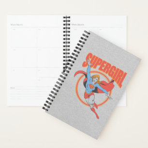 True Vintag Supergirl Flying Graphic Planer