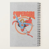 True Vintag Supergirl Flying Graphic Planer (Rückseite)