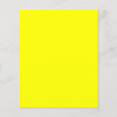 True Yellow Fluo Freude an der Anpassung Flyer (Vorne)