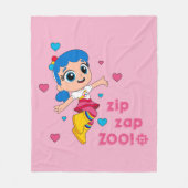 True - Zip Zap Zoo Fleecedecke (Vorderseite)