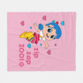 True - Zip Zap Zoo Fleecedecke (Vorderseite (Horizontal))