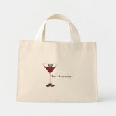 TrueBlood.net Martini Glas Tote Beutel Mini Stoffbeutel (Vorne)