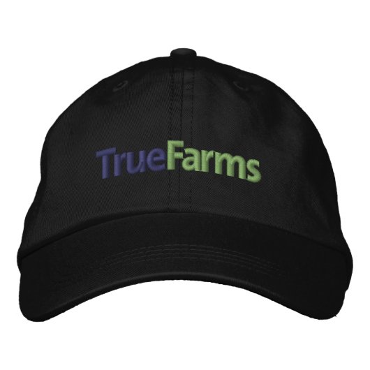 TrueFarms-Logo-Hut Bestickte Kappe (Vorderseite)