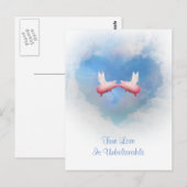 TrueLove ist unglaubliche Postkarten (Vorne/Hinten)