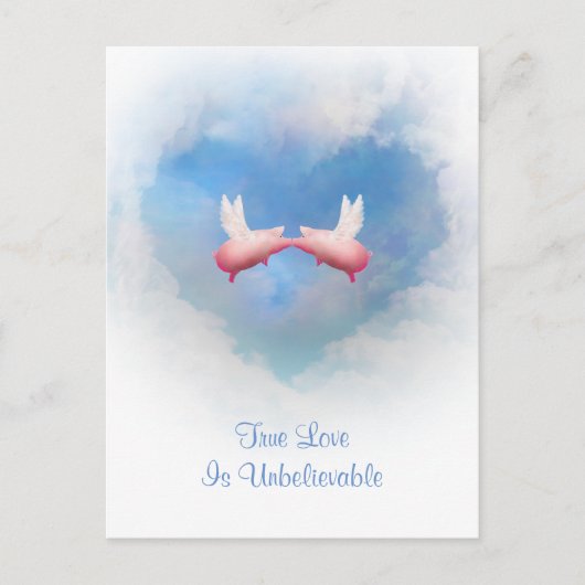 TrueLove ist unglaubliche Postkarten (Vorderseite)