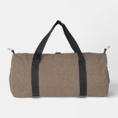 Trüffel einfarbig Vintage-Farbe Duffle Bag (Vorderseite)