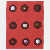 Trüffel Fleecedecke (Vorderseite)