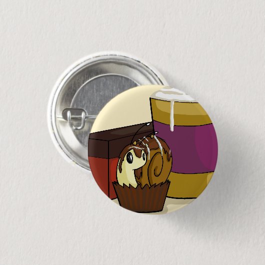 Trüffel-Schnecke Button (Vorne & Hinten)