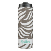 Truffle Modern Chic Simple Personalized Travel Mug Thermosbecher (Vorderseite)