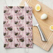 Truffle- Stripes Geschirrtuch (Viertel Falte)