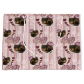 Truffle- Stripes Große Geschenktüte (Vorderseite)