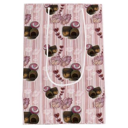 Truffle- Stripes Mittlere Geschenktüte (Rückseite)