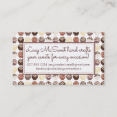 Truffles Schokolade konfektioniert Visitenkarte (Rückseite)