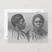 Truganina, die letzte Tasmanierin Postkarte (Vorne/Hinten)