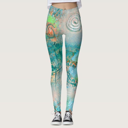 "Trugbild-" Leggings (Vorderseite)