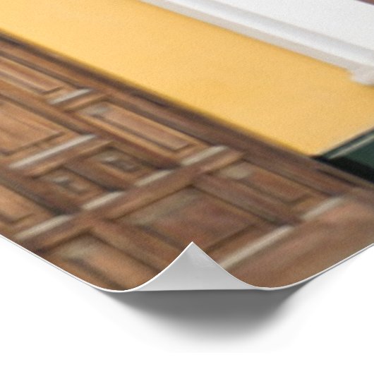 Trujillo, Peru Verzierte Architektur von Trujillo Poster (Ecke)