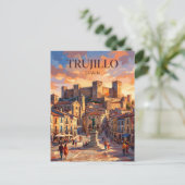 Trujillo Spanien Postkarte (Stehend Vorderseite)