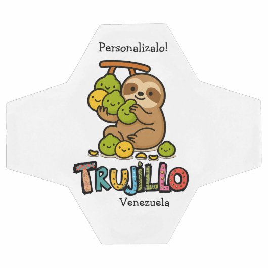Trujillo Venezuela | Diseño divertido Personalizab Fußball (Flach)