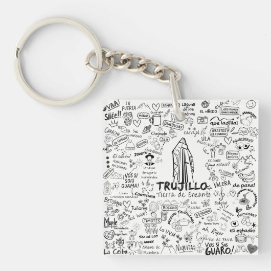 Trujillo Venezuela Tierra de Encanto – Orgullo Ve Schlüsselanhänger (Vorderseite)