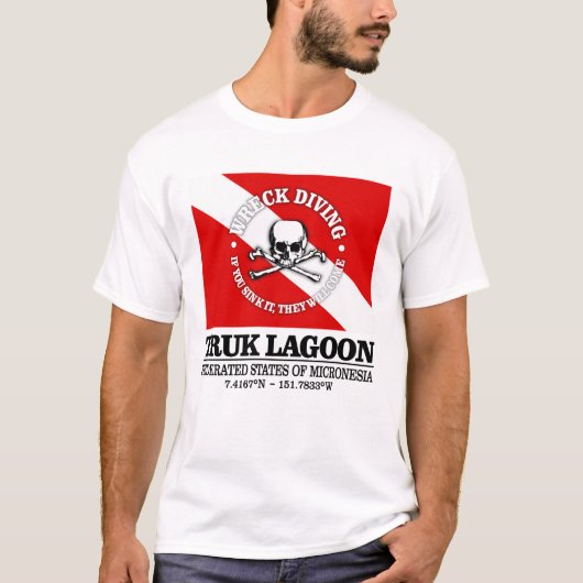 Truk Lagoon (beste Wracks) T-Shirt (Vorderseite)