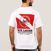 Truk Lagoon (beste Wracks) T-Shirt (Rückseite)