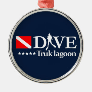 Truk Lagoon DV4 Ornament Aus Metall
