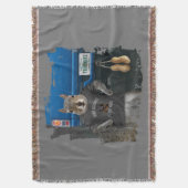 Truk Nutz - Lustige LKW-Nüsse Decke (Vorderseite Vertikal)