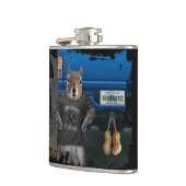 Truk Nutz - Lustige LKW-Nüsse Flachmann (Links)