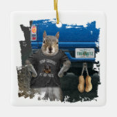 Truk Nutz - Lustige LKW-Nüsse Keramikornament (Vorderseite)