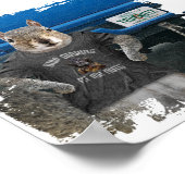 Truk Nutz - Lustige LKW-Nüsse Poster (Ecke)