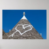 Trulli-Dachposter Poster (Vorne)
