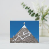 Trulli-Dachpostkarte Postkarte (Stehend Vorderseite)