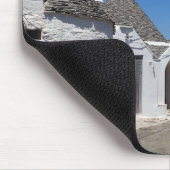 Trulli Häuser in Alberobello, Puglia mousepad (Ecke)
