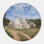 Trulli-Häuser in Apulien Magnet (Vorne)