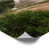 Trulli-Häuser in Apulien Poster (Ecke)