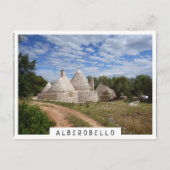 Trulli-Häuser in Apulien Postkarte (Vorderseite)
