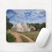 Trulli Häuser in Puglia/in Apulien Mousepad (Mit Mouse)