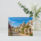Trulli-Häuser Sonniges Dorf Karte (Stehend Vorderseite)
