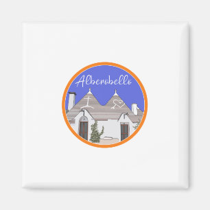 Trulli Houses Alberobello Bari Trullo Italien Magnet