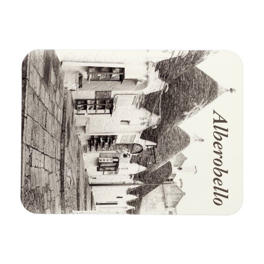 Trulli in Alberobello Magnet (Horizontal)