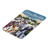 Trulli von Alberobello Italien Magnet (Linke Seite)