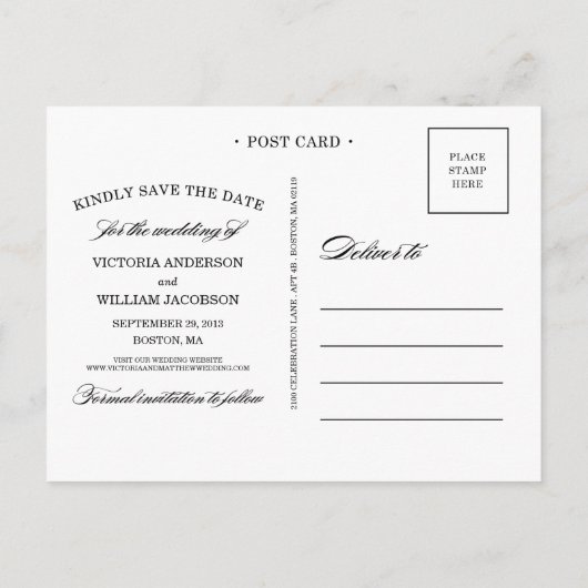 TRULY ELEGANT | Ankündigung Datum freihalten (Rückseite)