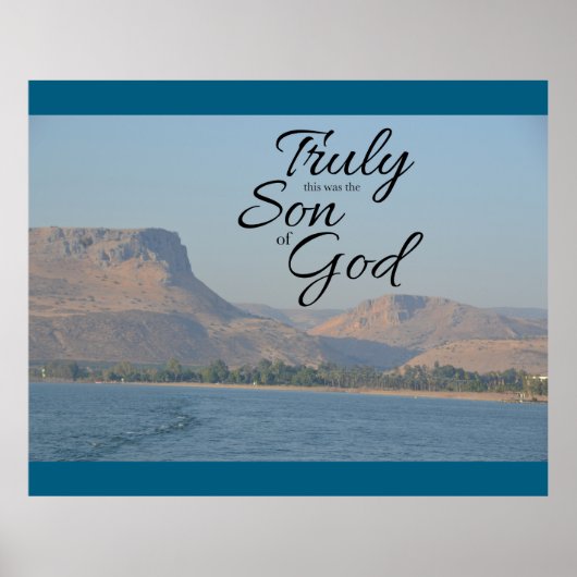 Truly the Son of God Poster (Vorne)