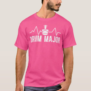 Trum Major Heartbeat Marching Band Trum Majors T-Shirt