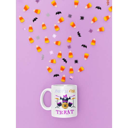 Trum oder Leckerei Skeletton Halloween Kaffeetasse
