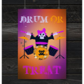 Trum oder Leckerei Skeletton Halloween Poster