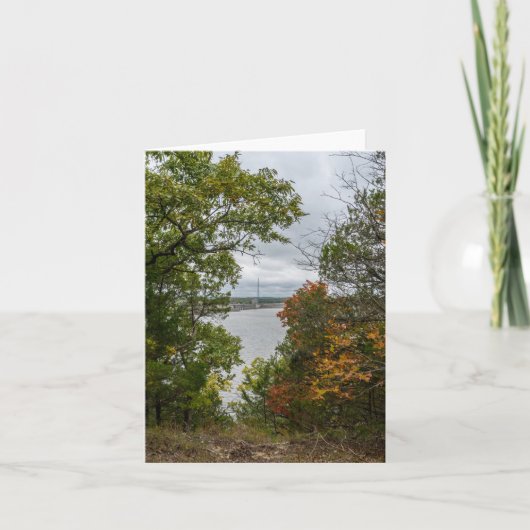 Truman Dam Herbst Gerahmt Karte (Vorderseite)