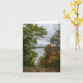 Truman Dam Herbst Gerahmt Karte (Gelbe Blume)
